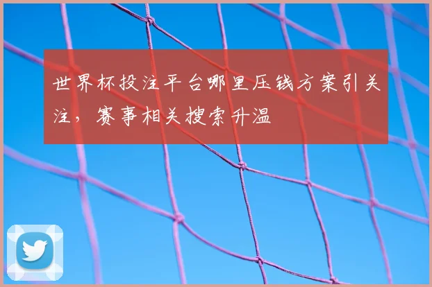 世界杯投注平台哪里压钱方案引关注，赛事相关搜索升温